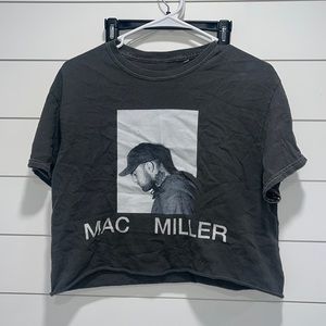 Mac Miller cropped oversized tee from UO size small